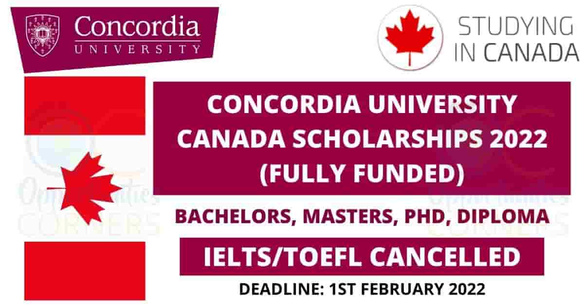 Concordia University Canada Scholarships