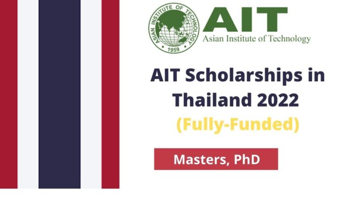 AIT Bangchak Scholarships 2022 for International Students: