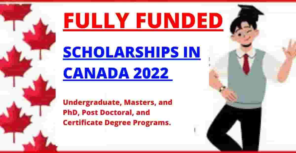 fully funded phd scholarships in canada for international students 2022
