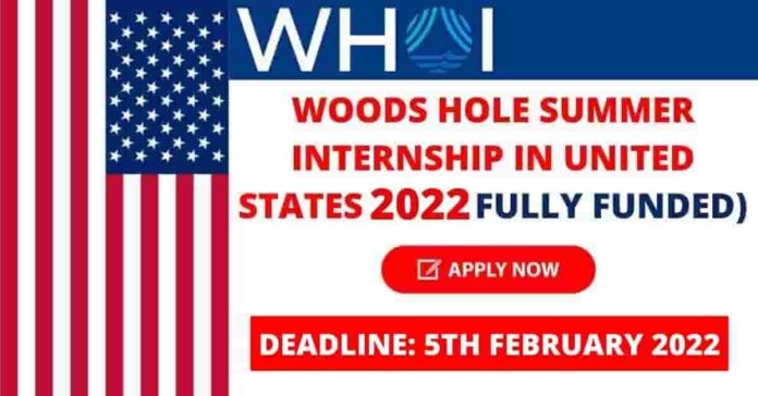 Woods Hole Summer Internship