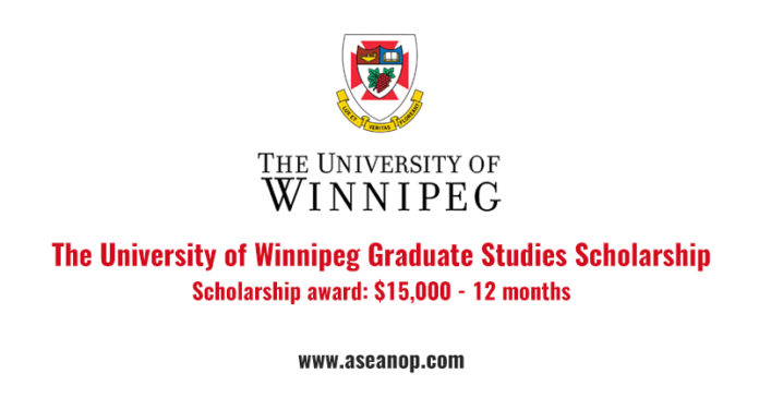 University of Winnipeg Graduate Studies Scholarship (UWGSS)