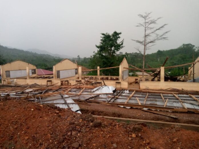 classrooms at Kwabeng Anglican SHS