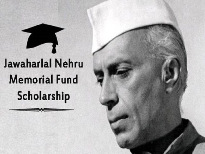 2022 Jawaharlal Nehru Memorial Fund Scholarship