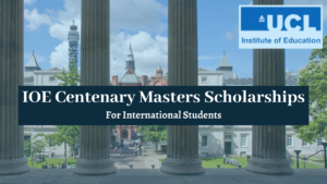 2022 UCL GLOBAL MASTERS SCHOLARSHIPS IN UK