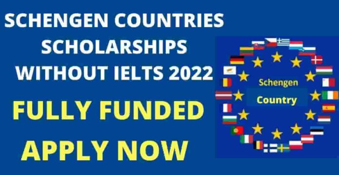 SCHOLARSHIPS IN SCHENGEN COUNTRIES WITHOUT IELTS