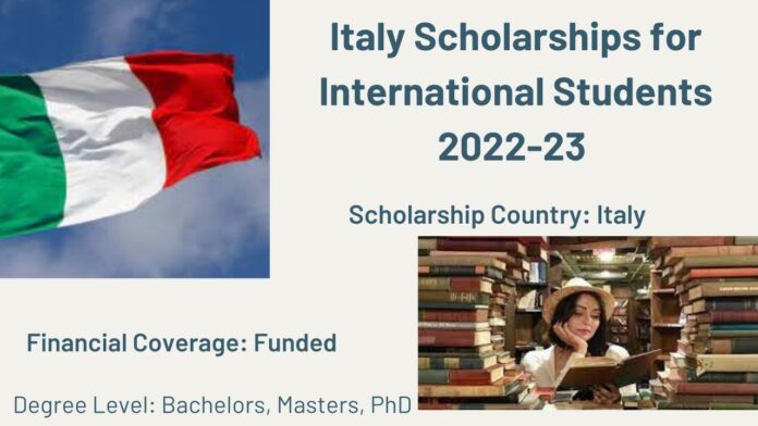 2023 FULLY-FUNDED GOVERNMENT OF ITALY SCHOLARSHIPS