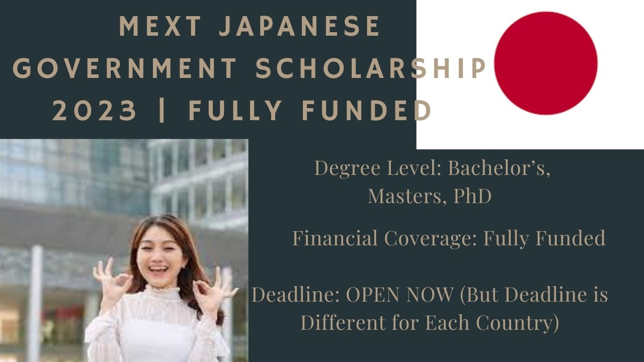 2023 MEXT Japanese Scholarships
