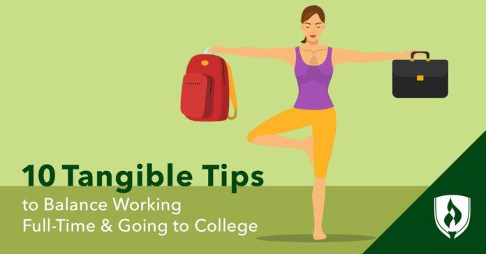 HOW TO BALANCE WORK AND FULL TIME STUDY