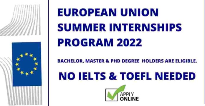 2023 European Union Fully Funded Internship