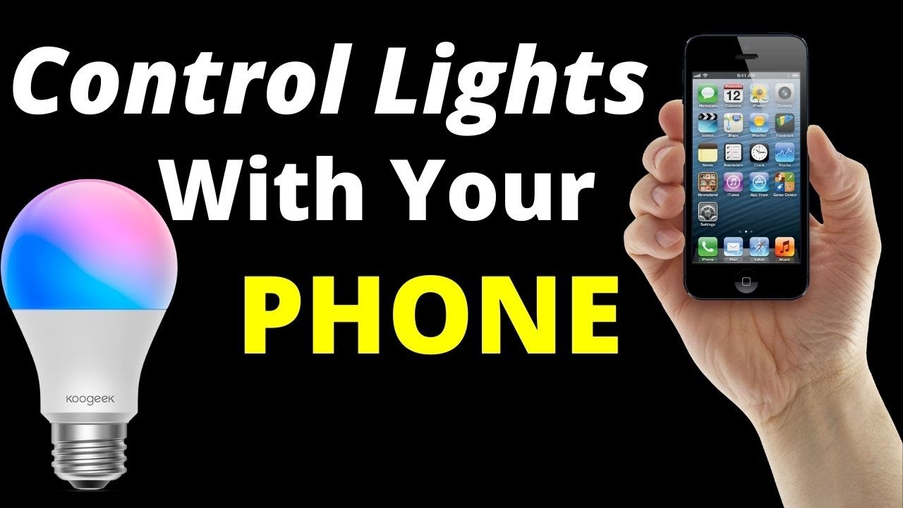 HOW TO CONTROL HOUSE LIGHTS WITH YOUR PHONE