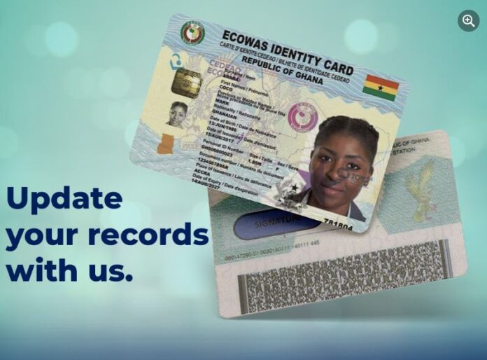 CAN I UPLOAD MY GHANA CARD ONLINE WITH MY BANK