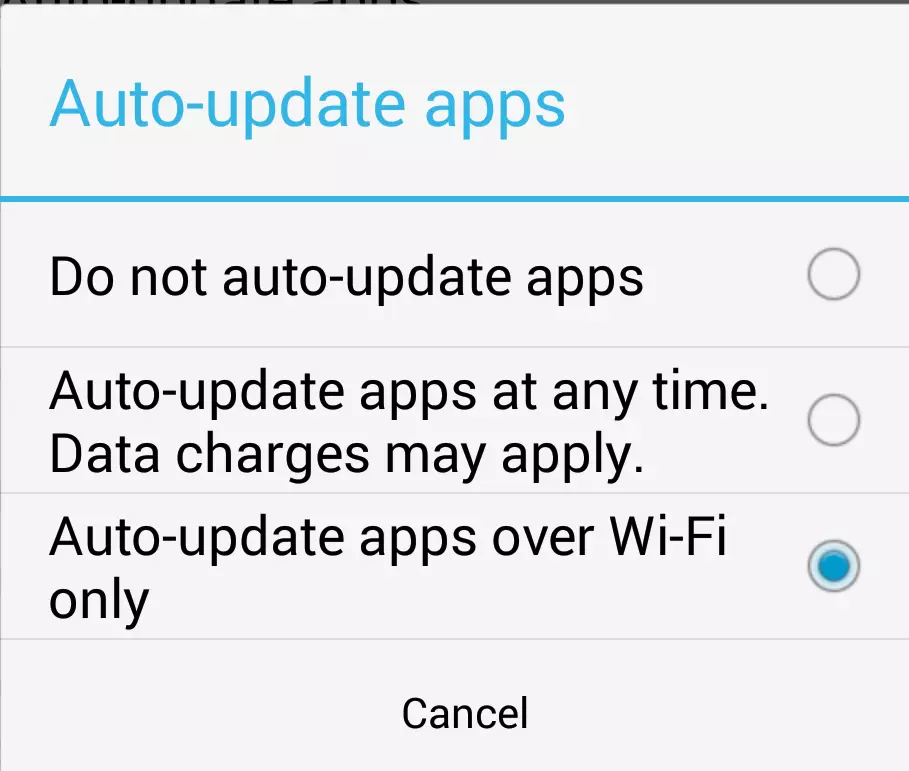 HOW TO TURN OFF AUTOMATIC UPDATES ON ANDROID