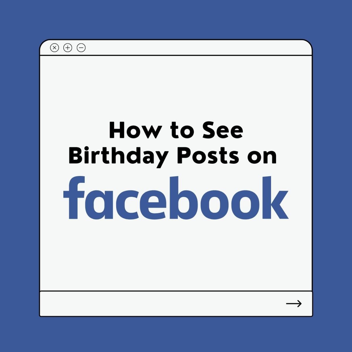 How to Find Friends' Birthdays on Facebook