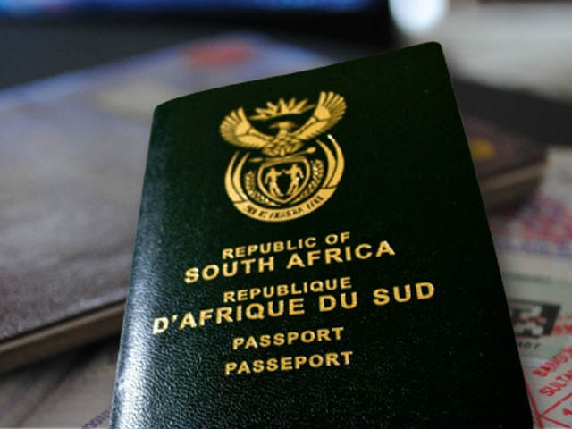 SOUTH AFRICA PASSPORTS