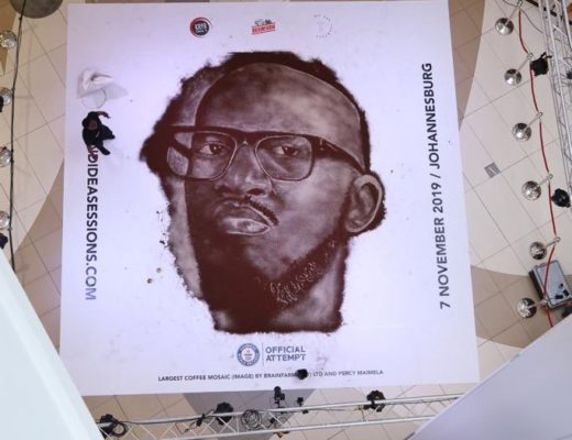 THE LARGEST COFFEE SKETCH IN THE WORLD - Percy Maimela