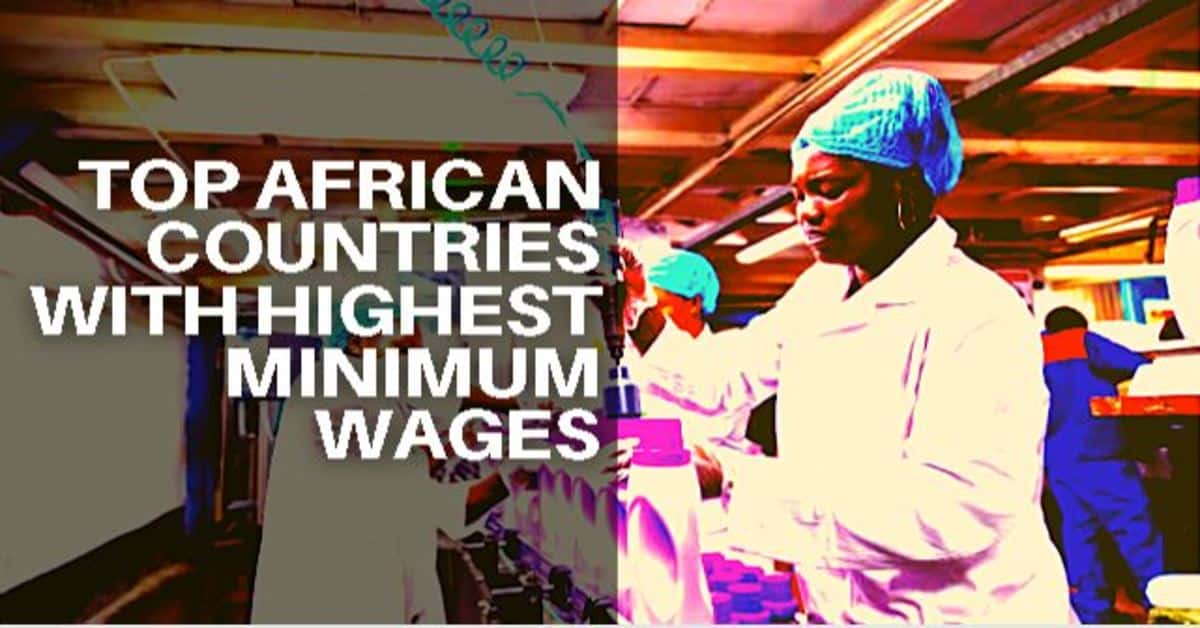 TOP 5 AFRICAN COUNTRIES WITH THE HIGHEST MINIMUM WAGE