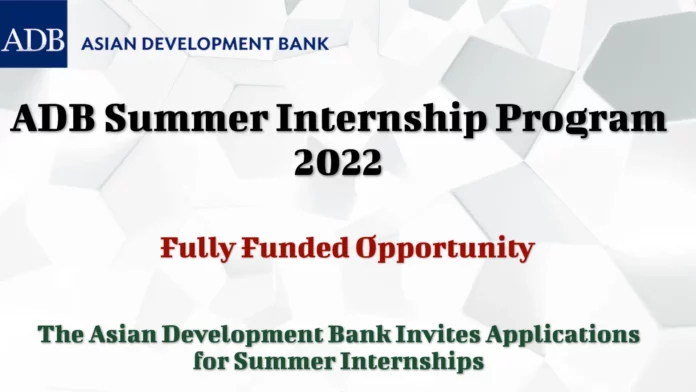 ADB Internship Program 2022