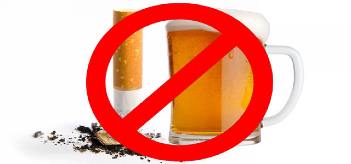 AVOID ALCOHOL INTAKE AND SMOKING