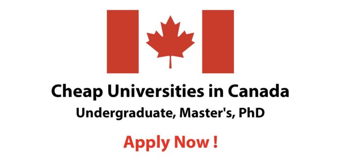 Cheap Universities in Canada