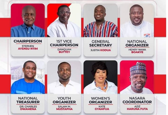 FULL RESULTS FROM NPP NATIONAL EXECUTIVE ELECTIONS