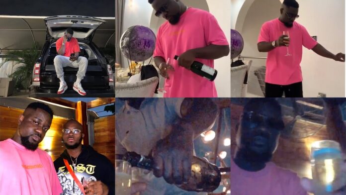 HOW SARKODIE CELEBRATED HIS BIRTHDAY HOW SARKODIE CELEBRATED HIS BIRTHDAY