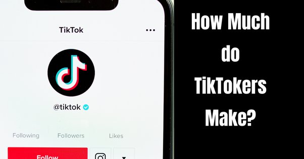 How much money TikTokers influencers make