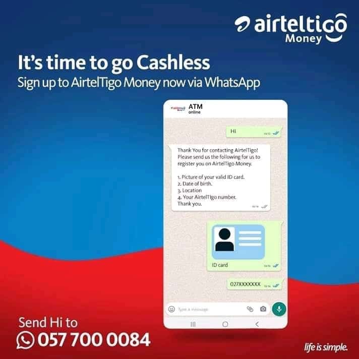 How to register for airteltigo money