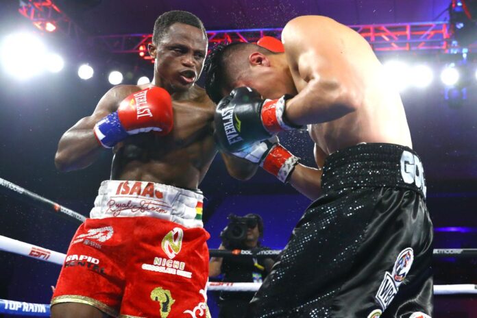 ISAAC DOGBOE DEFEATS GONZALEZ