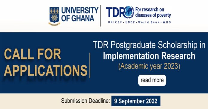 2023 University Of Ghana Postgraduate Scholarships