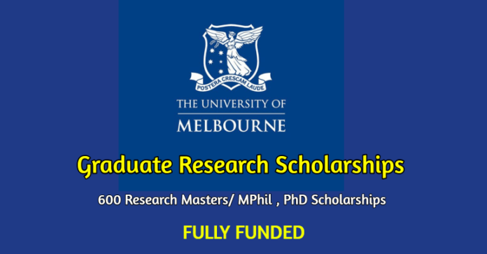 2023 University of Melbourne Graduate Scholarships