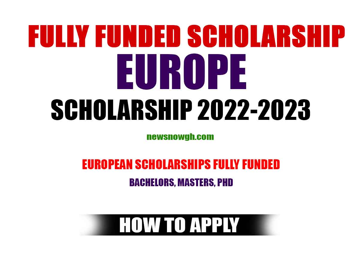 Europe fully funded scholarhip 2022
