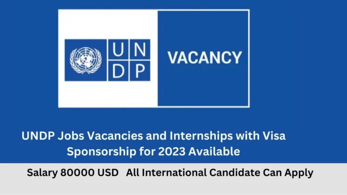 UNDP Visa Sponsorship Jobs