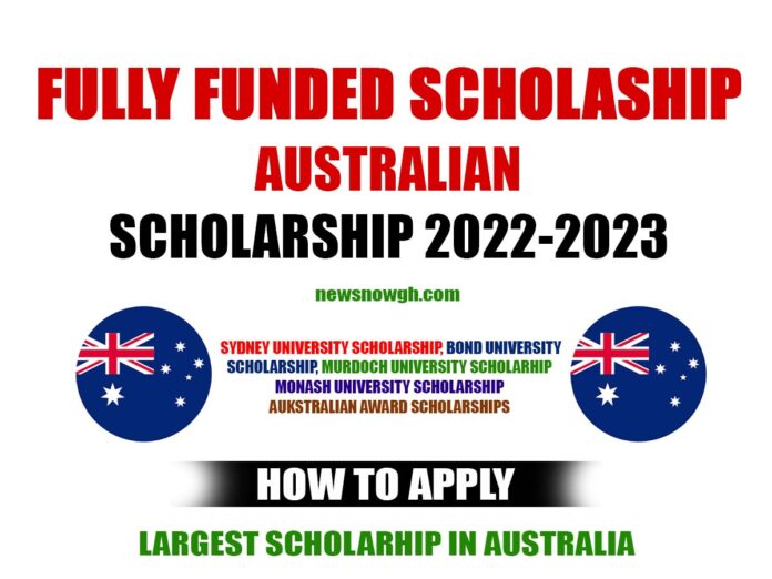 australian fully funded scholarship 2022