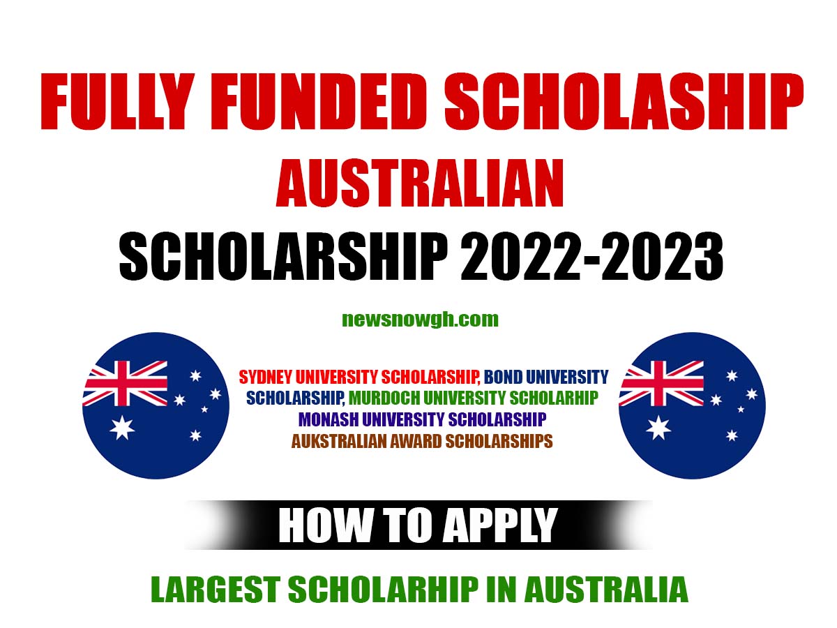 australian fully funded scholarhip 2022