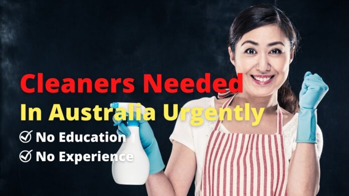 CLEANING JOBS IN AUSTRALIA WITH VISA SPONSORSHIP