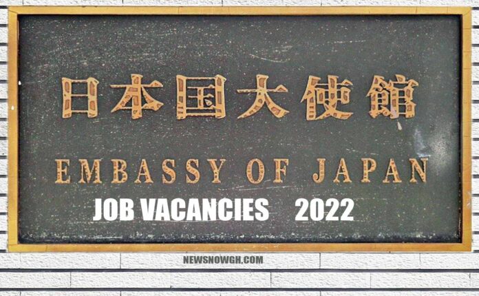 Embassy of Japan announces job vacancies