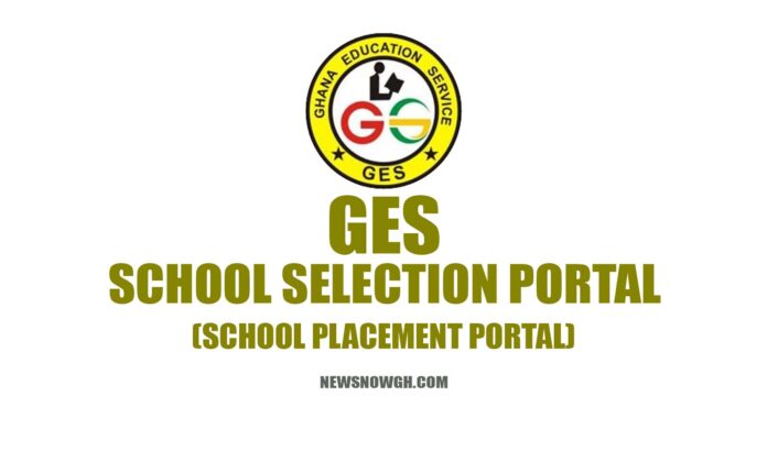 GES School Selection portal