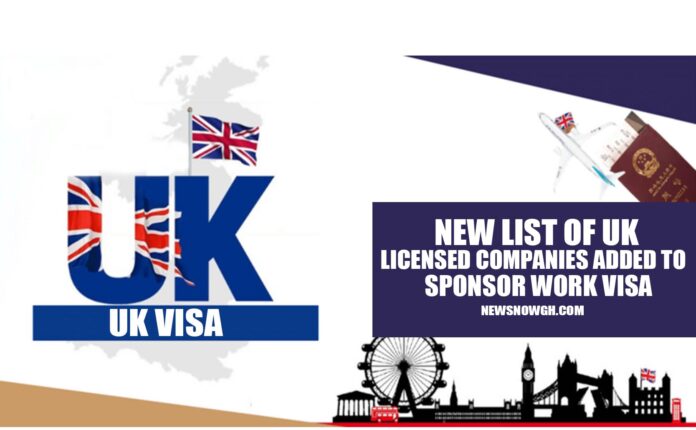 UK licensed companies