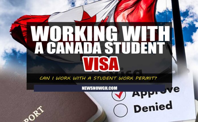 Working With A Canada Student Visa