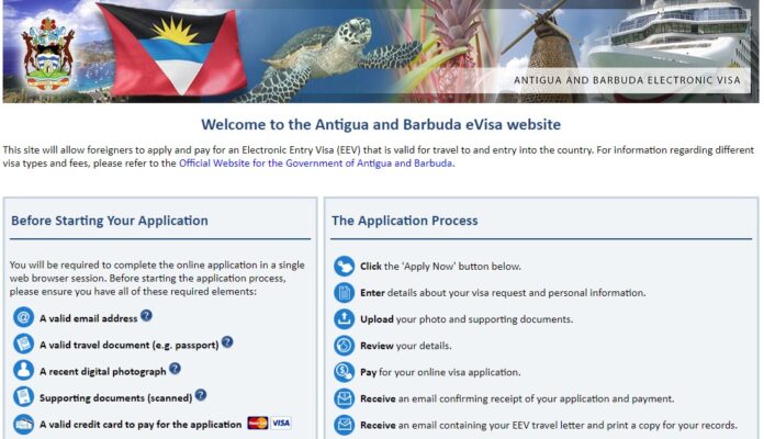 ANTIGUA AND BARBUDA ONLINE VISA APPLICATION