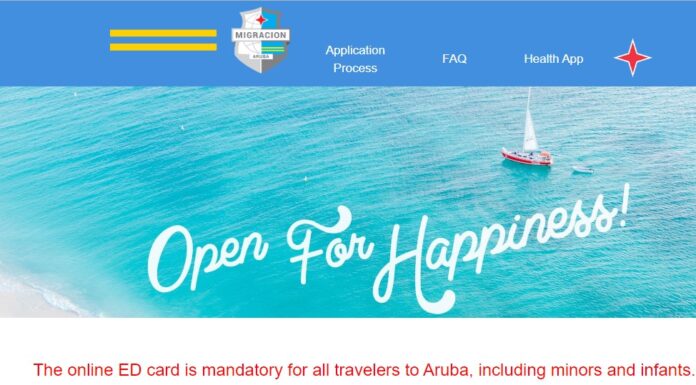 ARUBA ONLINE VISA APPLICATION PORTAL