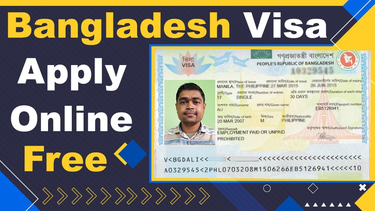 BANGLADESH ONLINE VISA APPLICATION PORTAL https//www.visa.gov.bd/