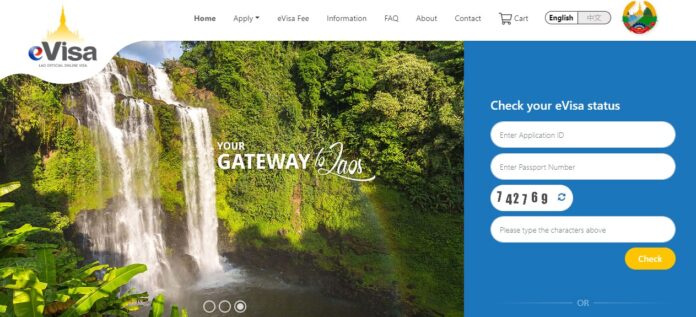 LAOS ONLINE VISA APPLICATION PORTAL