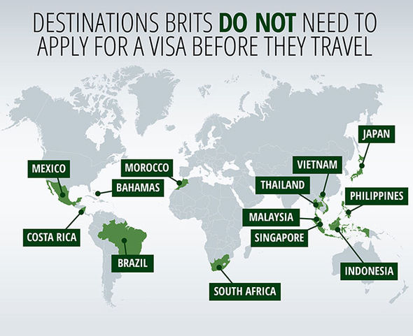 uk passport travel visa free