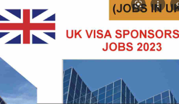 UK VISA SPONSORSHIP JOBS