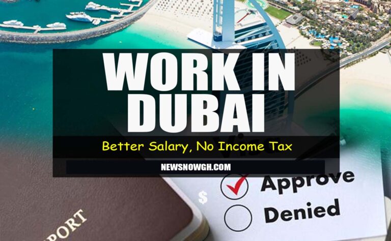 WORK IN DUBAI: Better Salary, No Income Tax