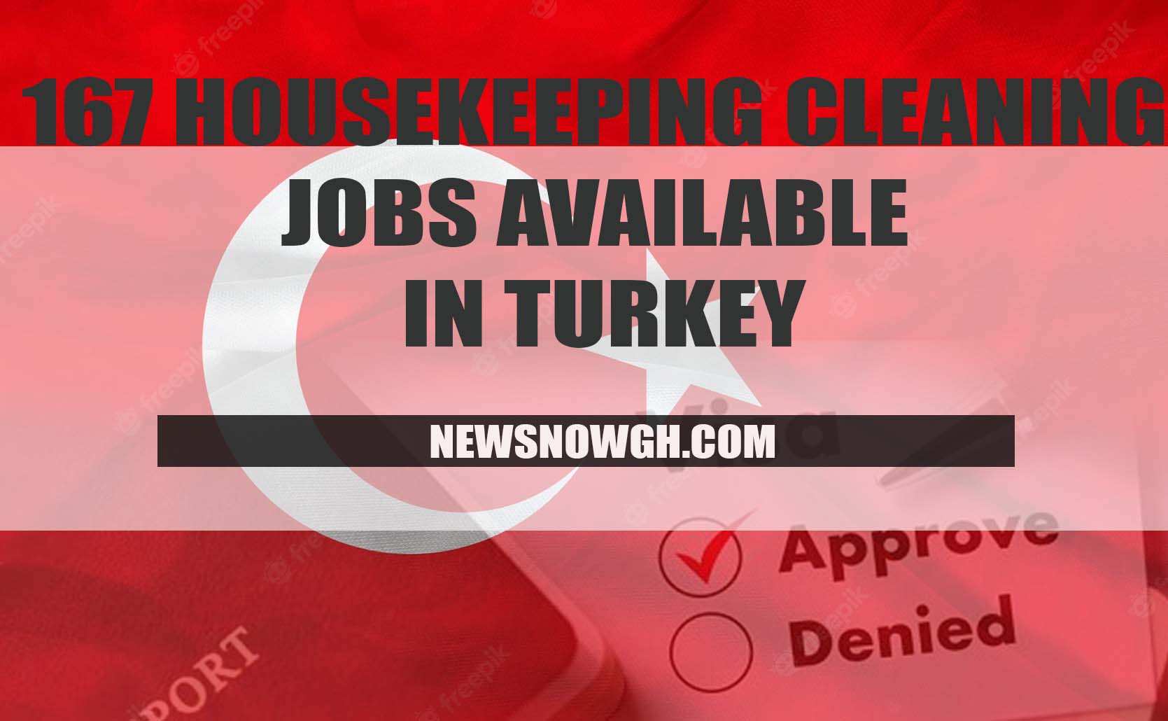CLEANING JOBS AVAILABLE IN TURKEY