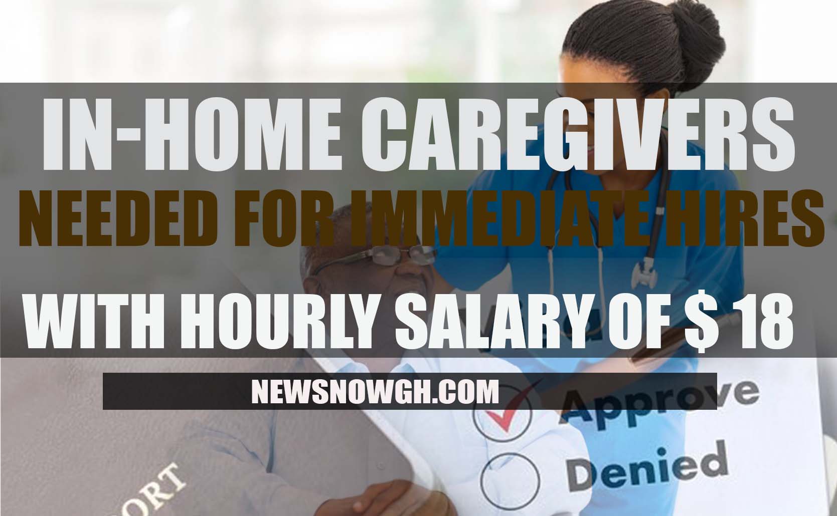 In Home Caregivers Job 