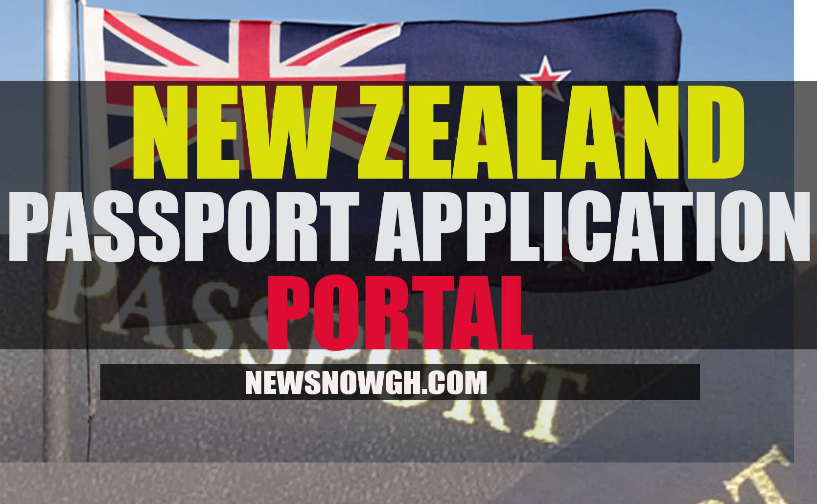 New Zealand Passport Application Portal 7147