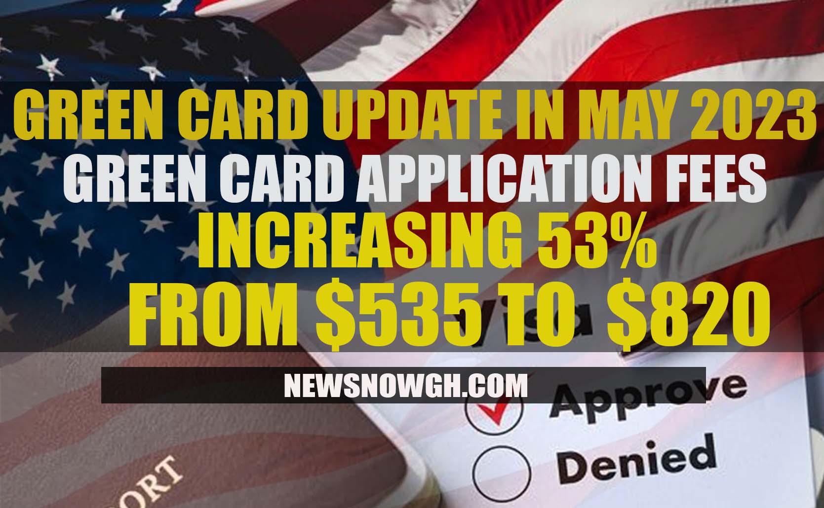 GREEN CARD UPDATE IN MAY 2023